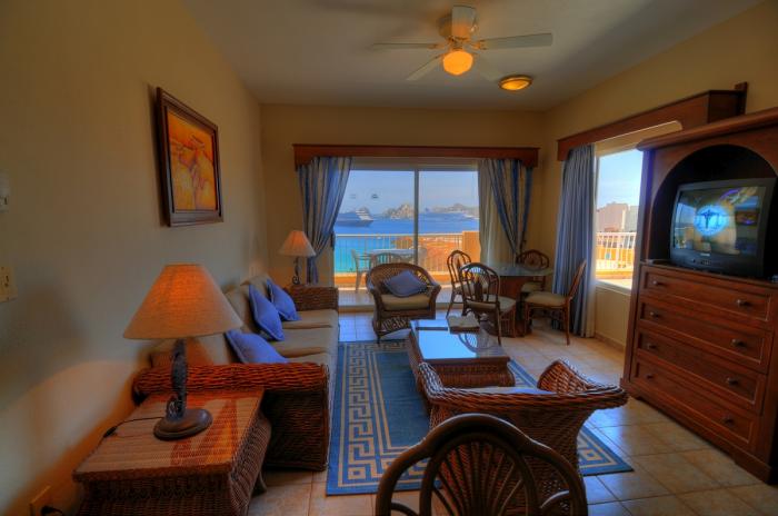 Large Living Room With Ocean View